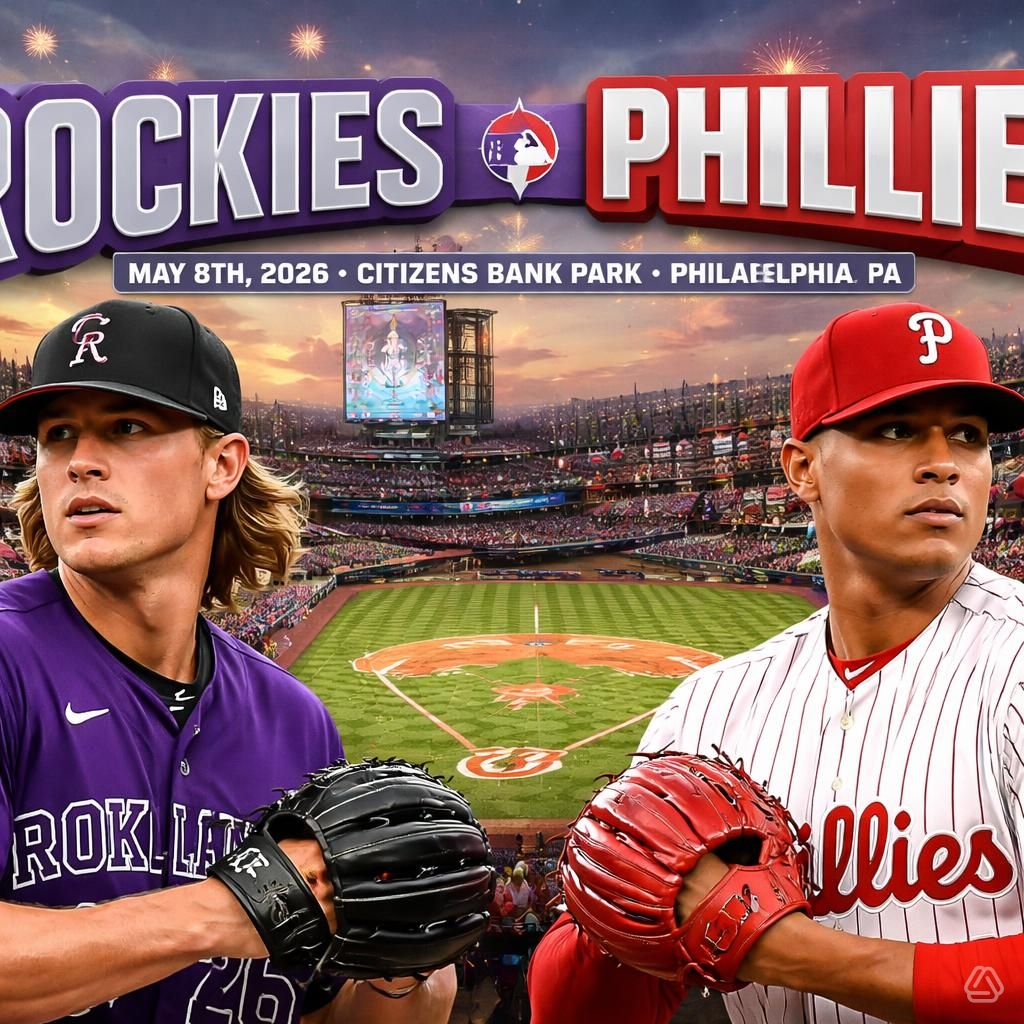 May 8th, 2026 GAME PREVIEW: Colorado Rockies vs. Philadelphia Phillies analysis, best bets, prediction and odds