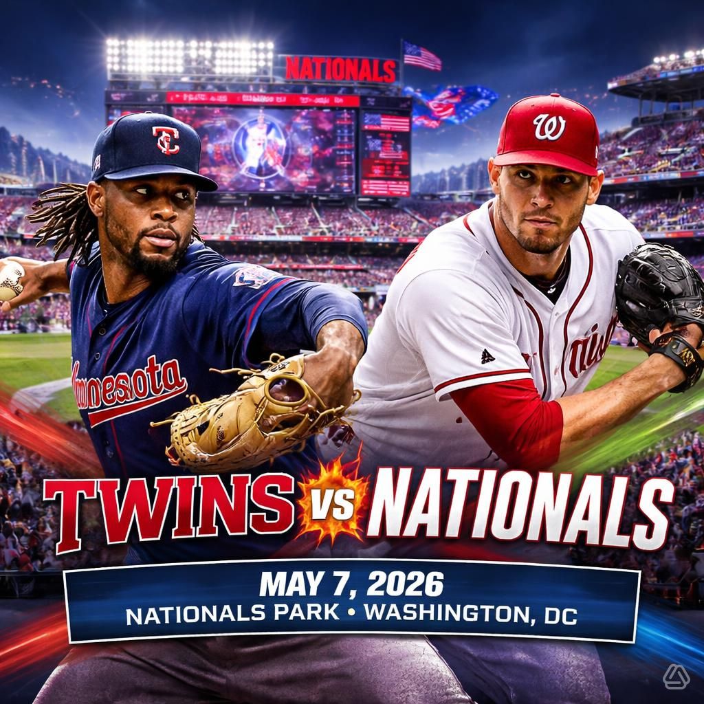 May 7th, 2026 GAME PREVIEW: Minnesota Twins vs. Washington Nationals analysis, picks, prediction and odds