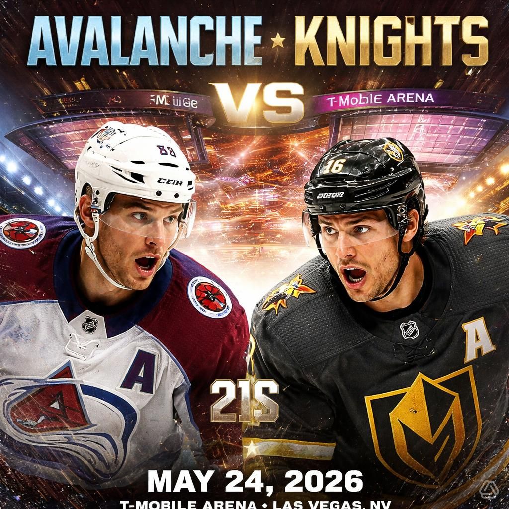 May 24th, 2026 GAME PREVIEW: Colorado Avalanche vs. Las Vegas Knights analysis, best bets, prediction and odds