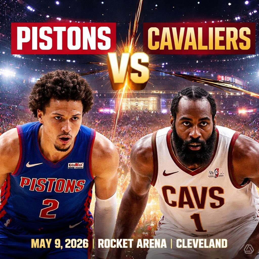 May 9th, 2026 GAME PREVIEW: Detroit Pistons @ Cleveland Cavaliers analysis, picks, prediction and odds