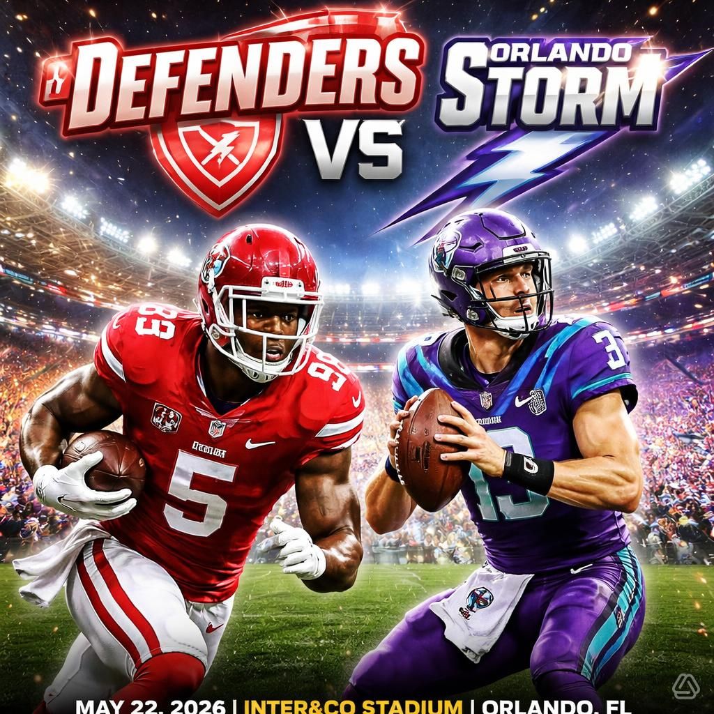 May 22nd, 2026 GAME PREVIEW: DC Defenders and Orlando Storm analysis, best bets, prediction and odds